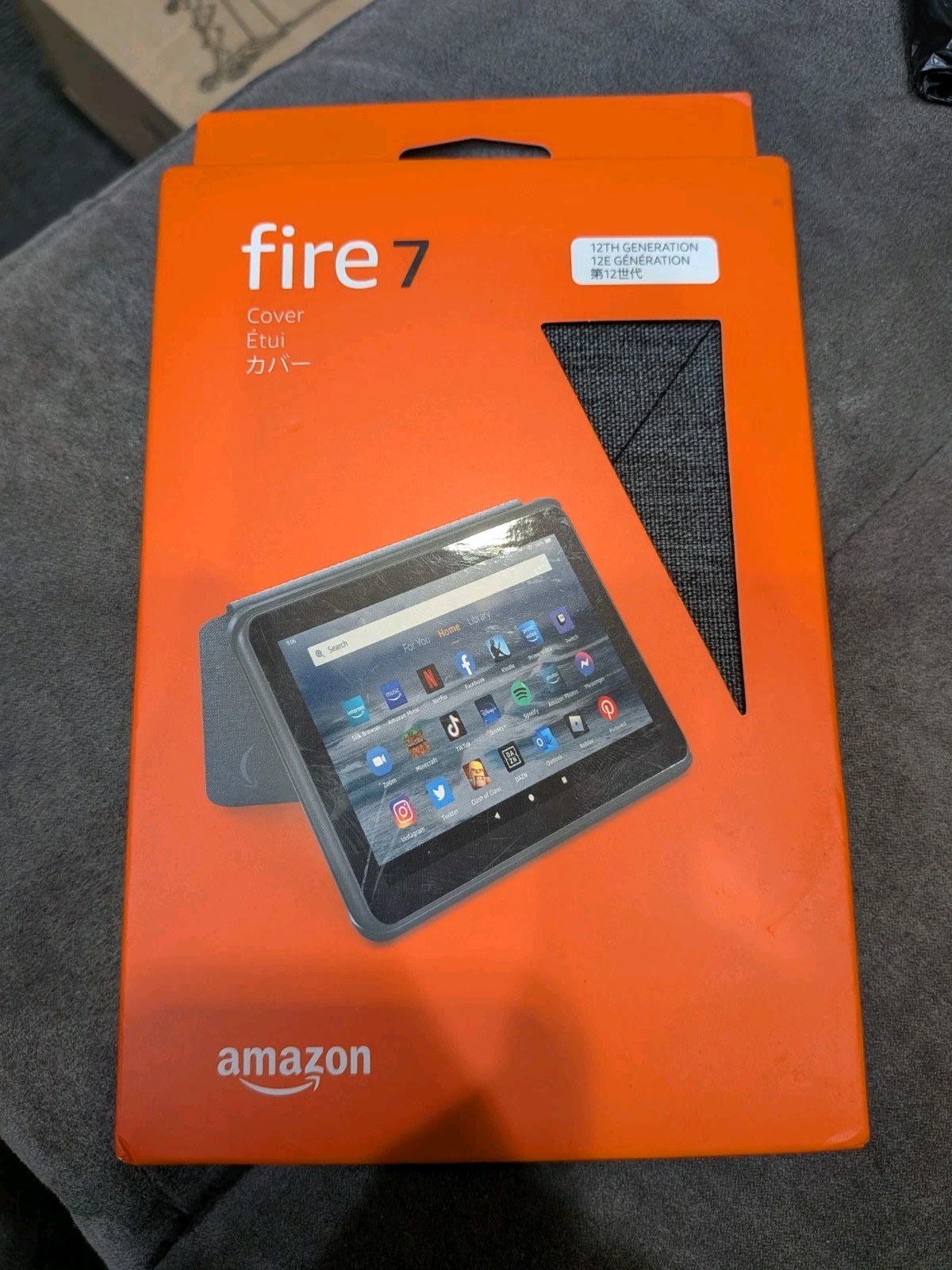 Amazon Fire 7 Tablet Cover SEALED  (Only compatible with 12th generation Black )