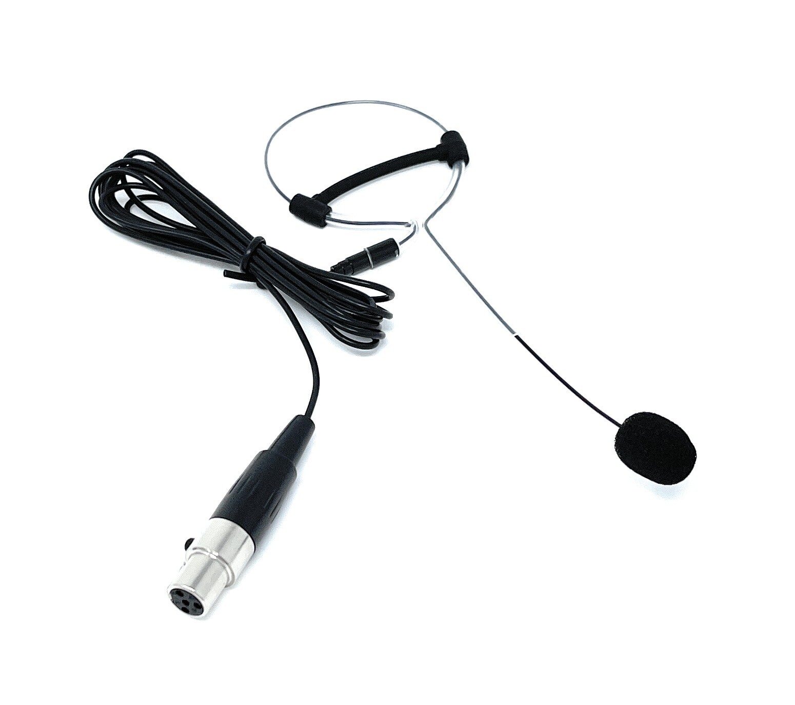 Single Earhook Headset Mic fits Shure (TA4F) Wireless Microphone Body Packs