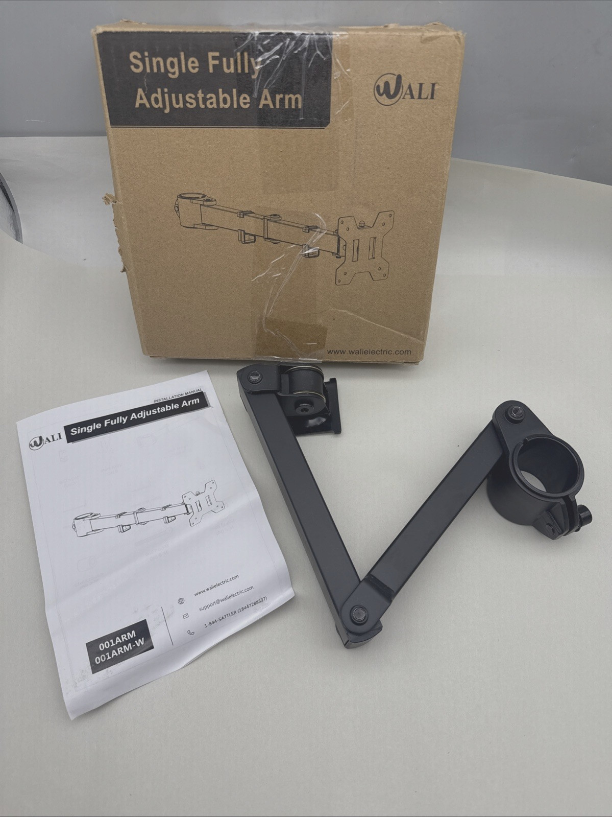 Wali Universal Pole Mount (Arm ONLY NO PLATE) NO HARDWARE *READ & SEE PHOTO
