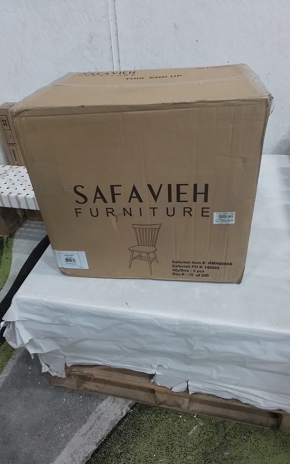 Safavieh PARKER SPINDEL SIDE CHAIR, Reduced Price 2172773443 AMH8500A