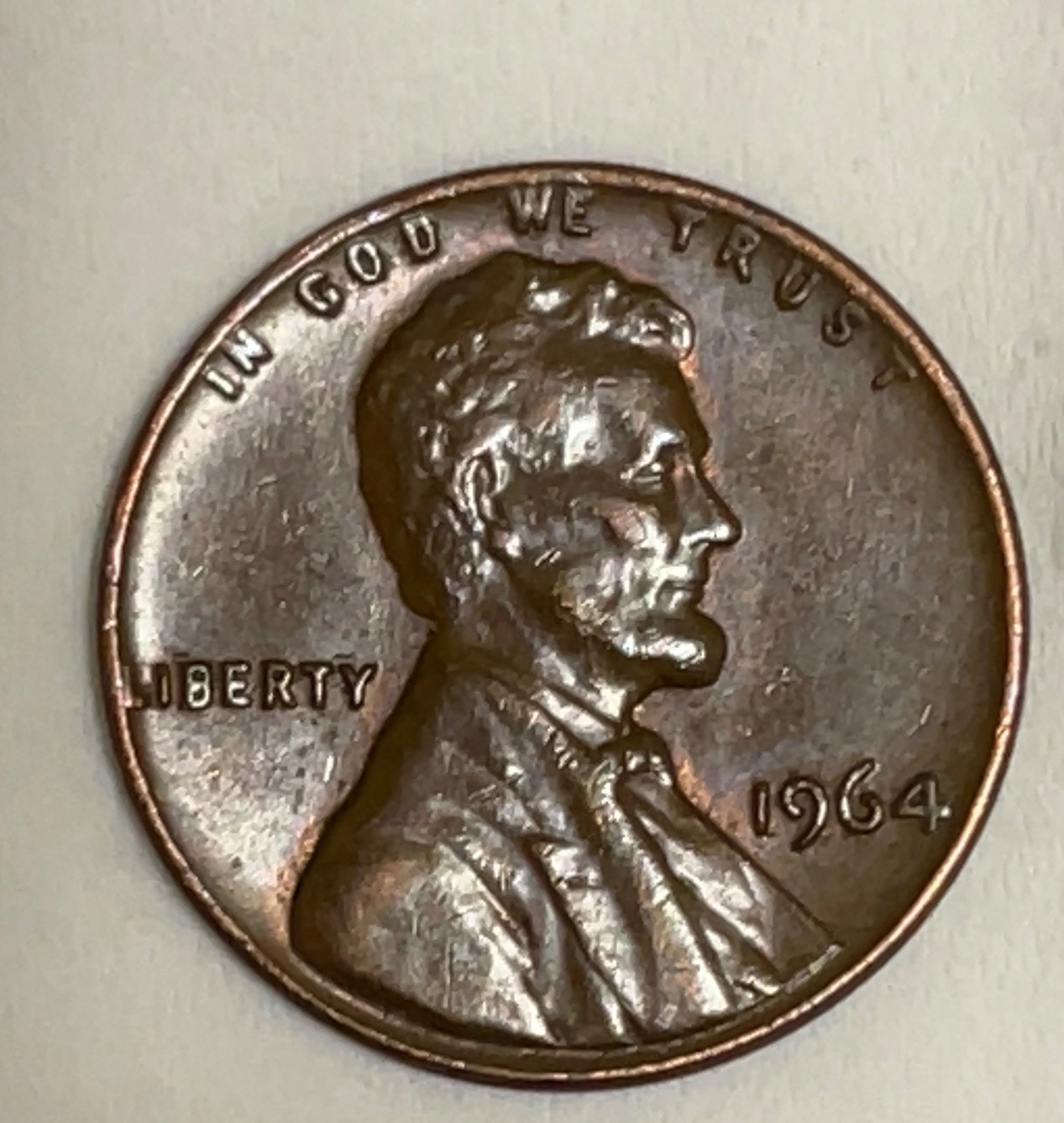 1964 lincoln penny no mint mark
