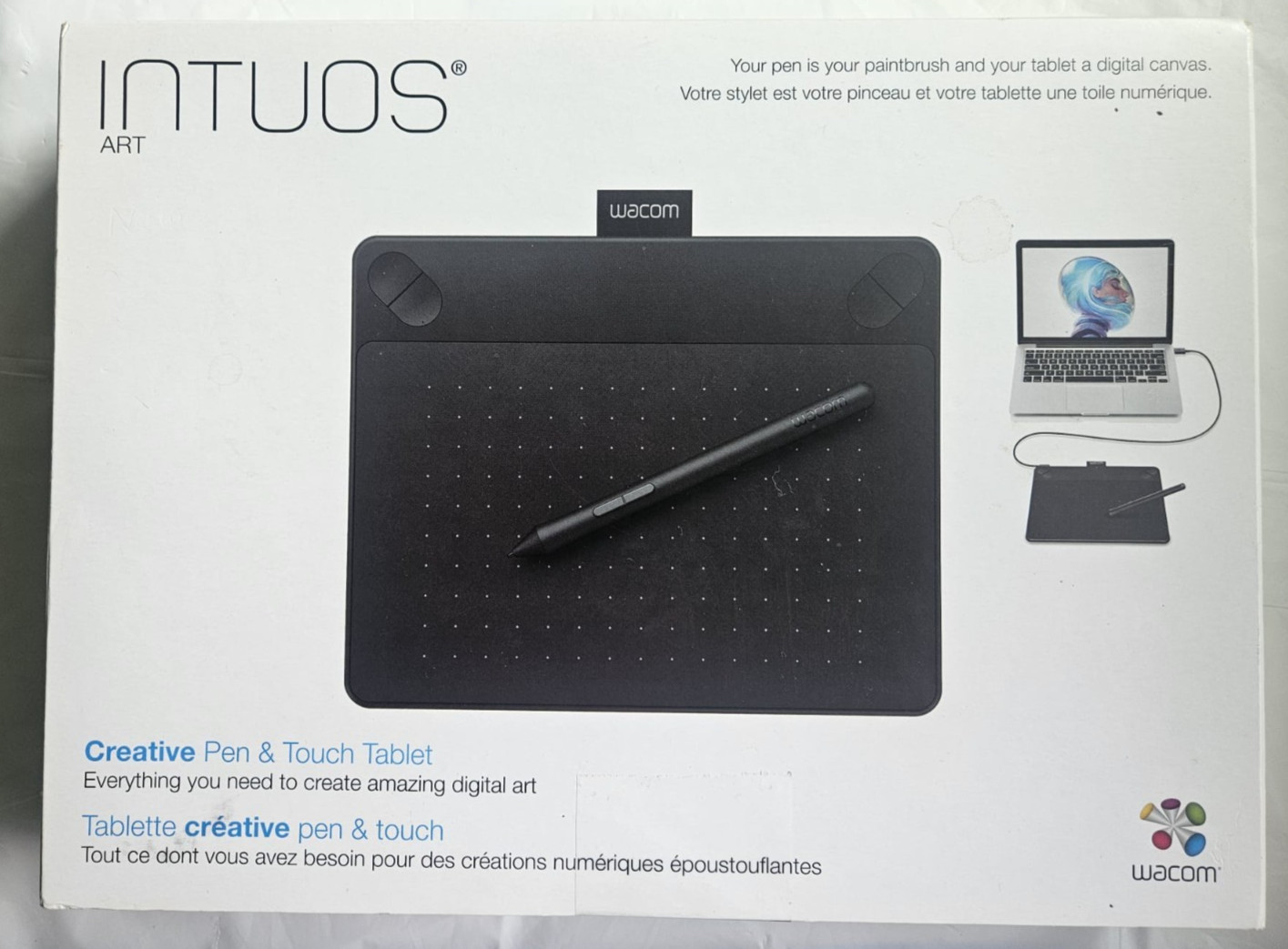 Wacom Intuos Draw CTL490 Digital Drawing and Graphics Tablet - New