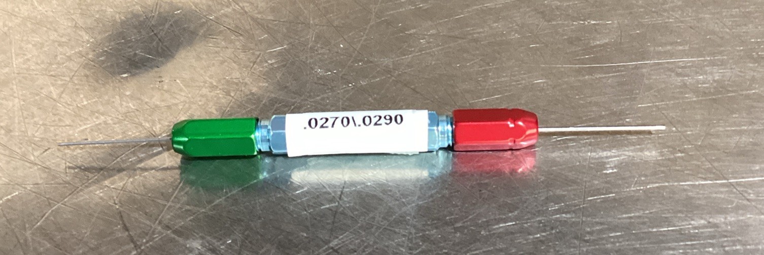 Vermont    Gage  Go No Go Pin Gauge       .0270 / .0290