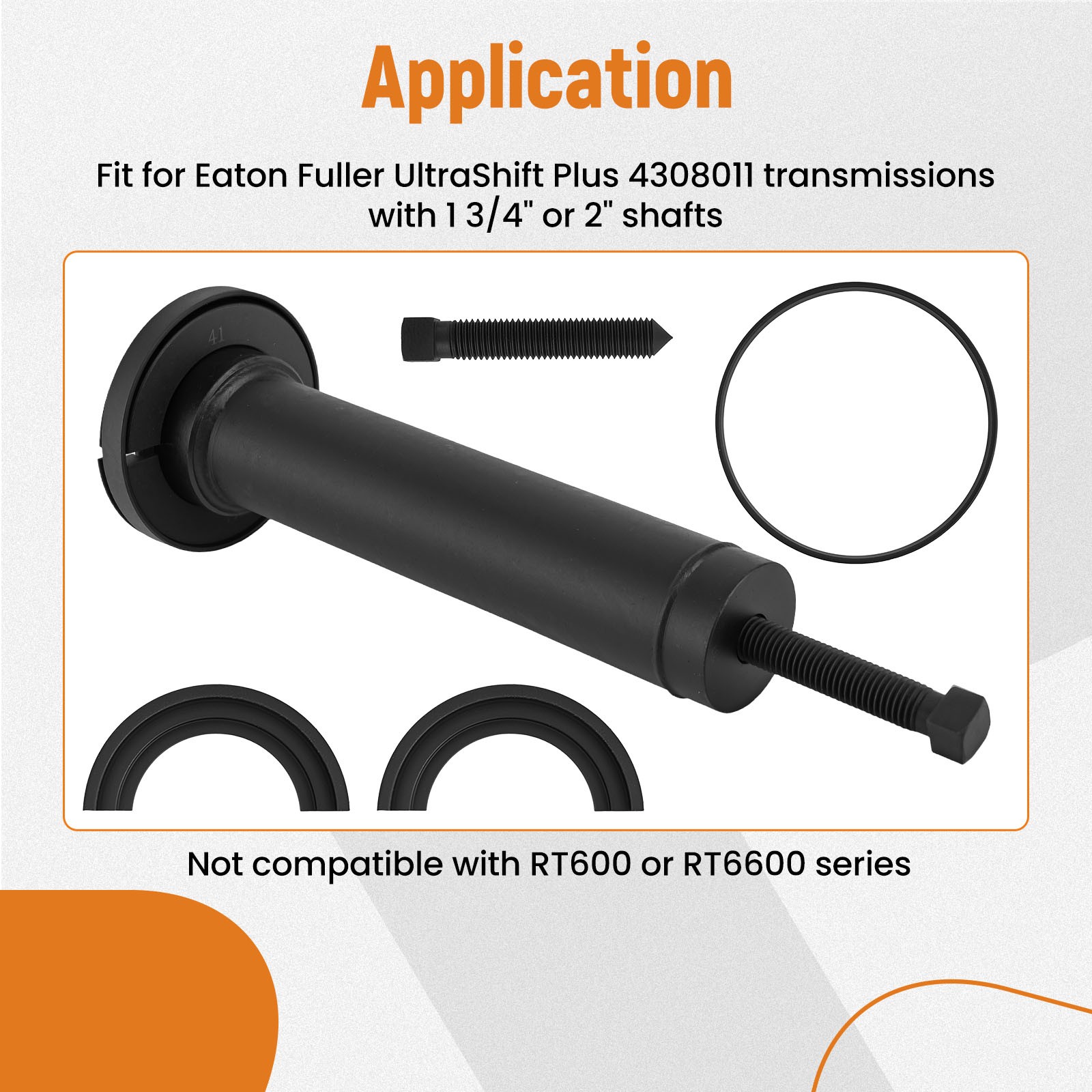 Trans Bearing Puller Kit for Eaton Fuller Ultra Shift Plus 4308011 1.75-2"