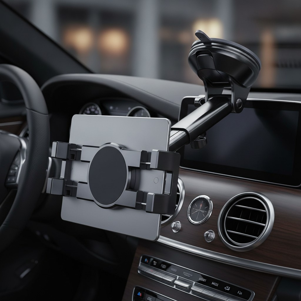 Heavy Duty Tablet Mount | Car Truck Dash/Windshield Holder for 4.7"-12.9" iPad