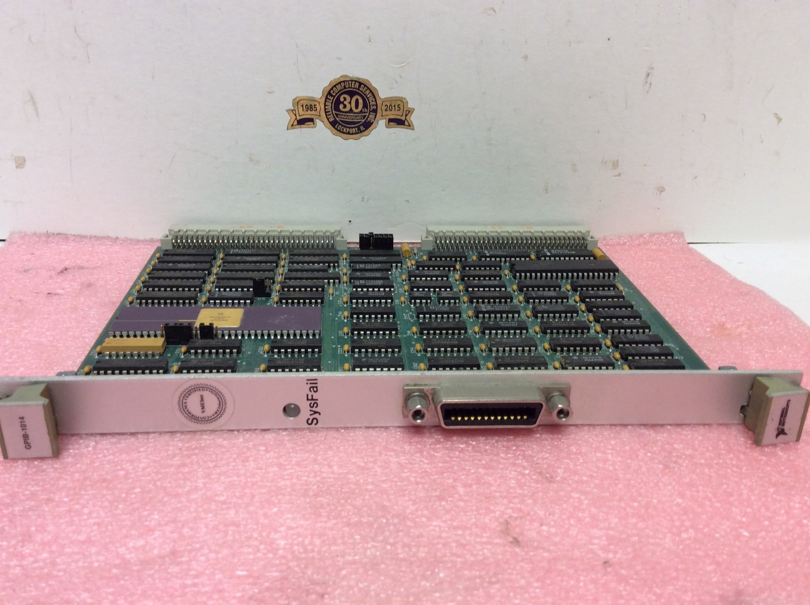 National Instruments VME module SysFail GPIB-1014 assy# 180155 controller card