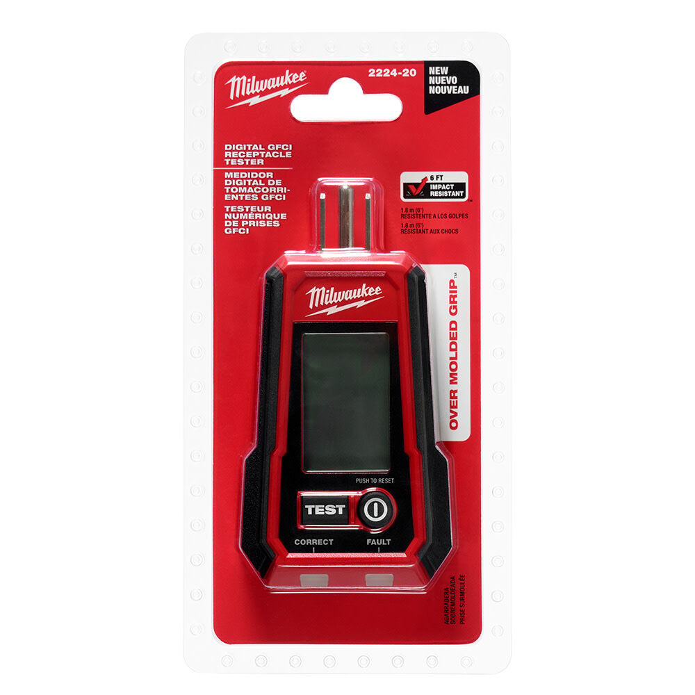 Milwaukee Digital Gfci Receptacle Tester