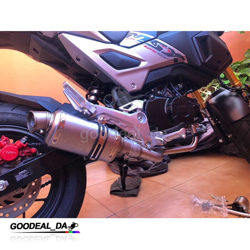 Universal Motorcycle 51MM Exhaust System Muffler Can Tips Pipe DB Killer Slip On