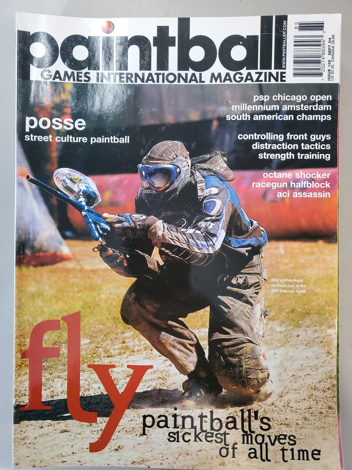 RARE Paintball Games Int'l PGI Print Magazine Sept 2004 PSP Chicago, Amsterdam