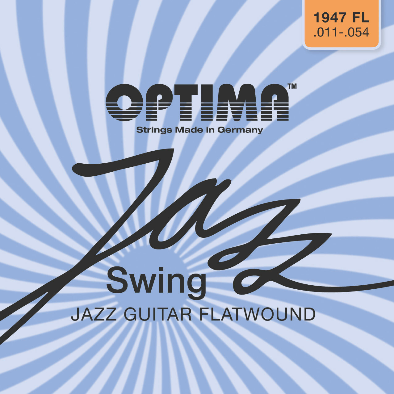 Optima Jazz Swing Flatwound Guitar Strings Light 11-54