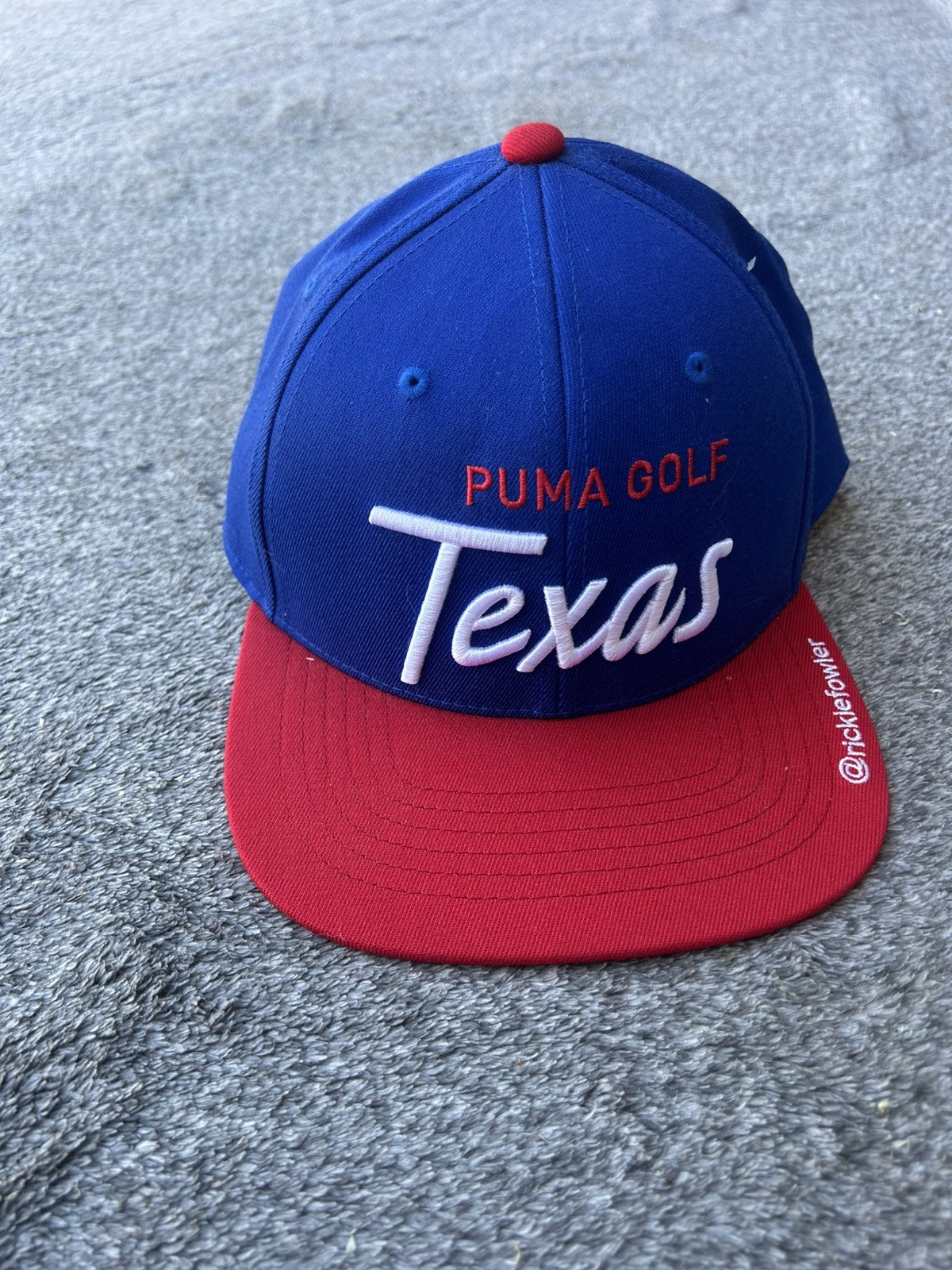 Ricky Fowler Texas PUMA Adjustable SnapBack hat