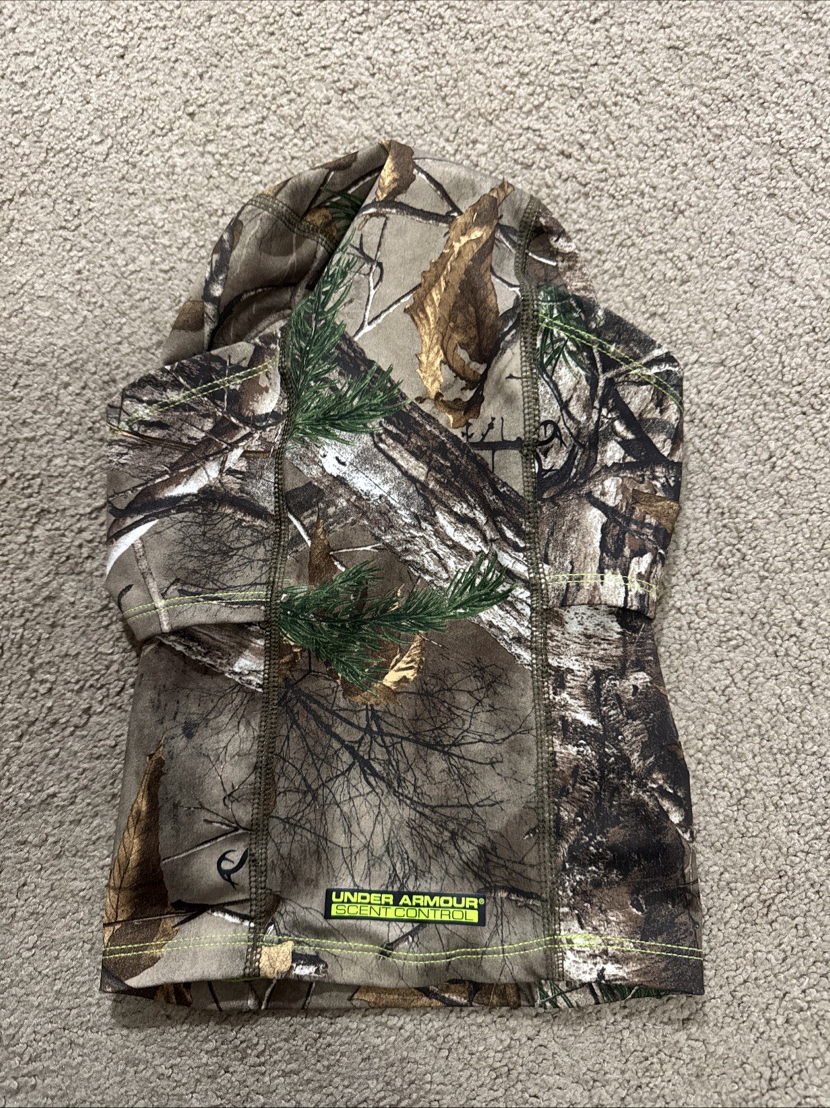 Under Armour Scent Control Coldgear Infrared Hood Balaclava Realtree Xtra