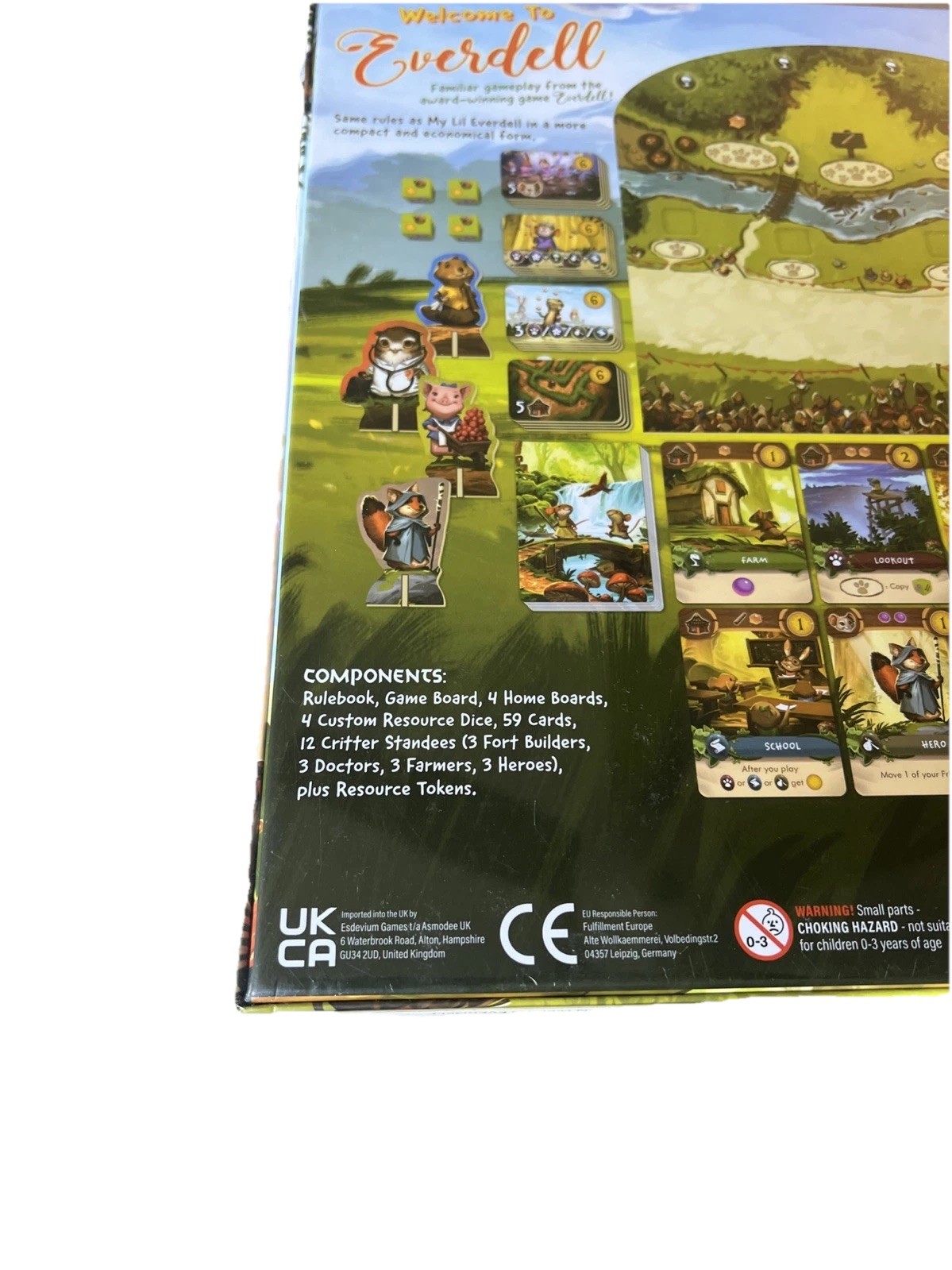 Welcome To Everdell My Lil' Family Board Game Sterling Games + New Sealed