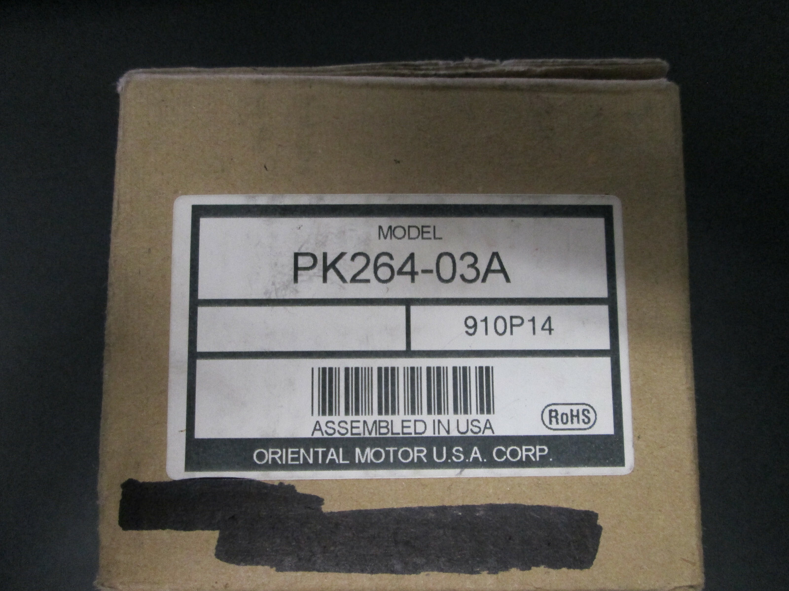ORIENTAL MOTOR CO VEXTA STEPPING MOTOR MODEL PK264-03A 2 PHASE
