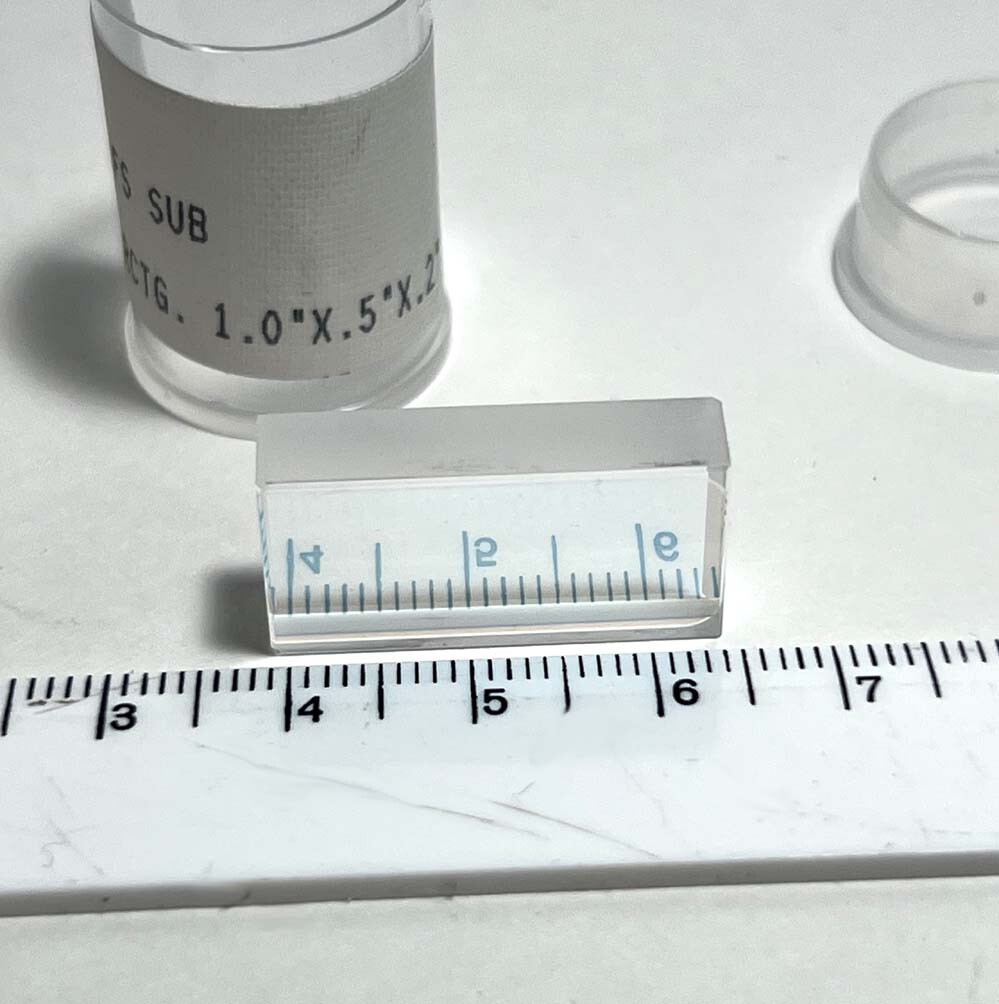 Coherent fused silica rectangular mirror HR  808nm 99.5% @ 0-45 deg.