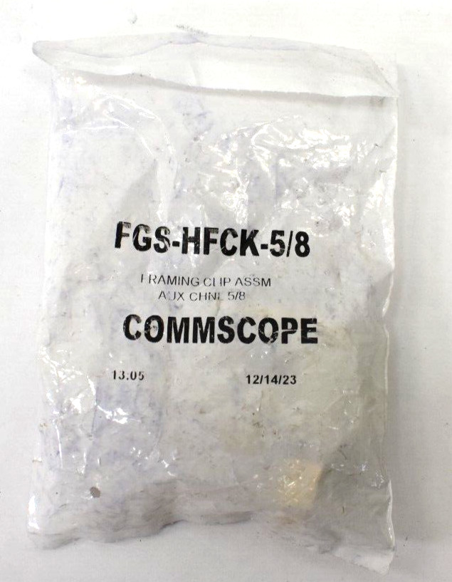 Commscope Fiberguide 5/8" AUX Framing Rod Bracket Kit FGS-HFCK-5/8 Assembly