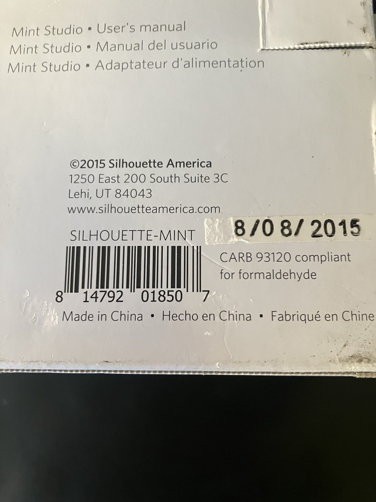 Silhouette Mint Custom Stamp Maker COMPLETE Kit Box Ink Stamp Kits USB Power