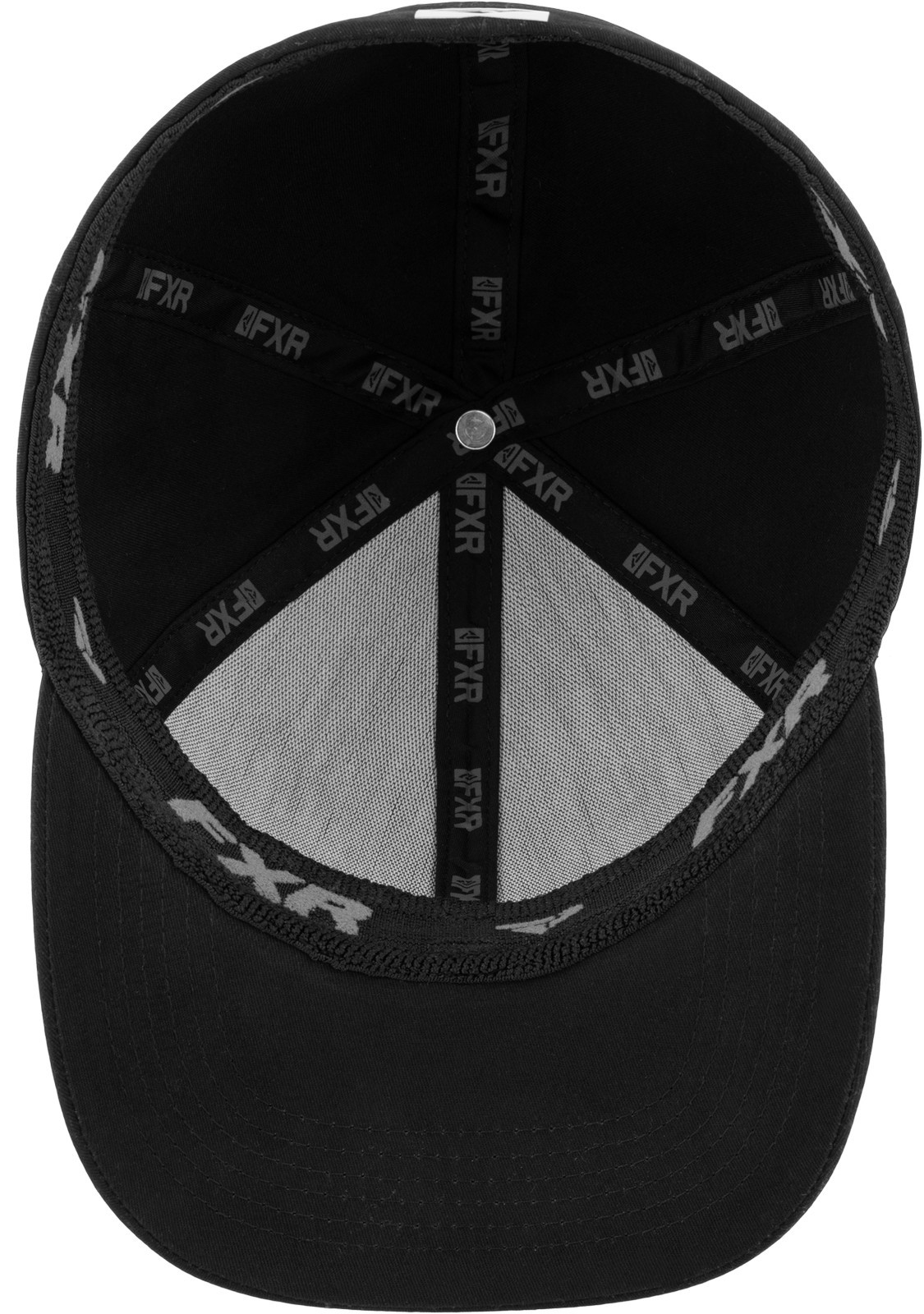 FXR Evo Flexfit Hat Black/Bone LG/XL