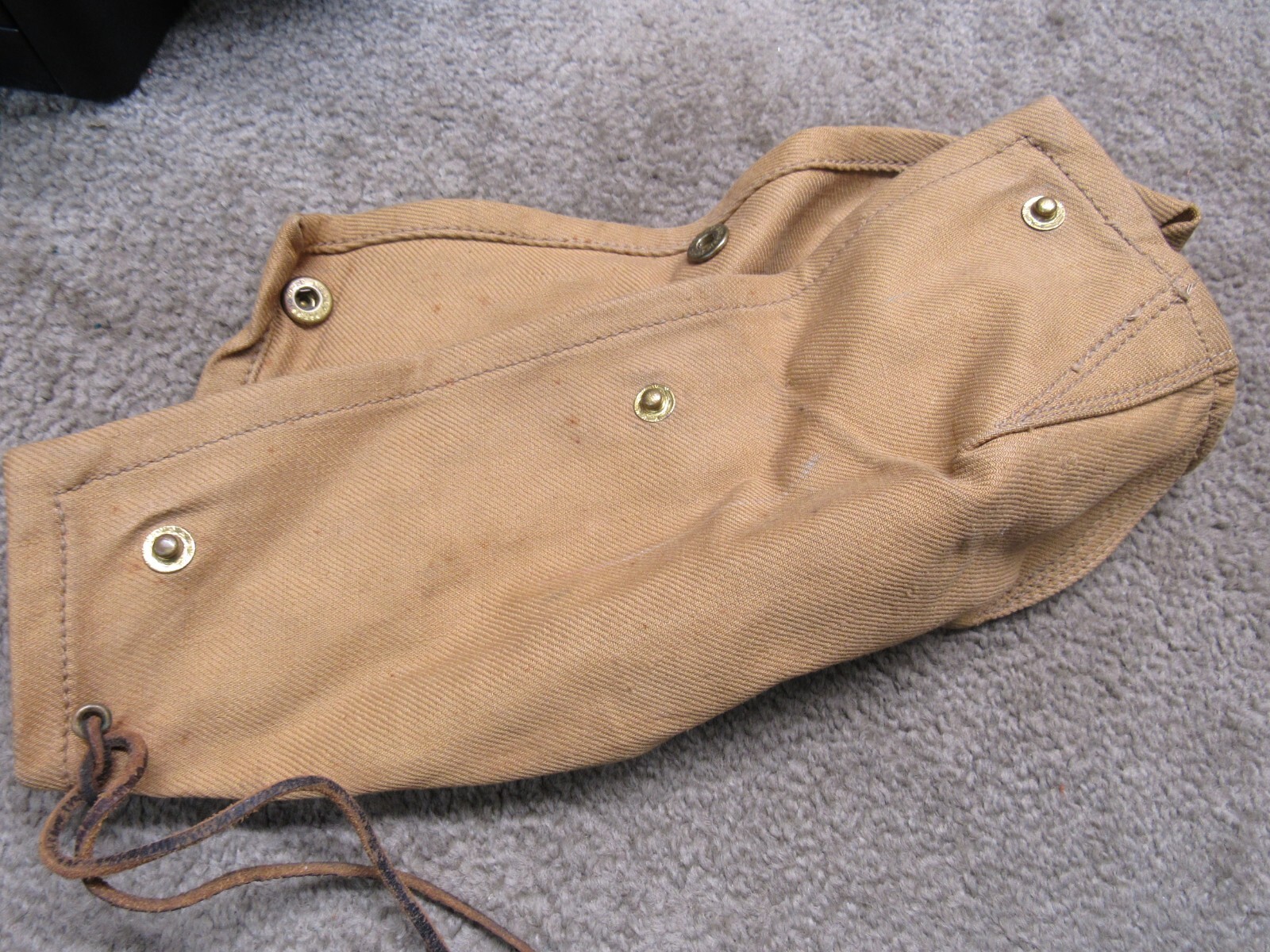 British WW2 Lee Enfield Action Cover Khaki Canvas