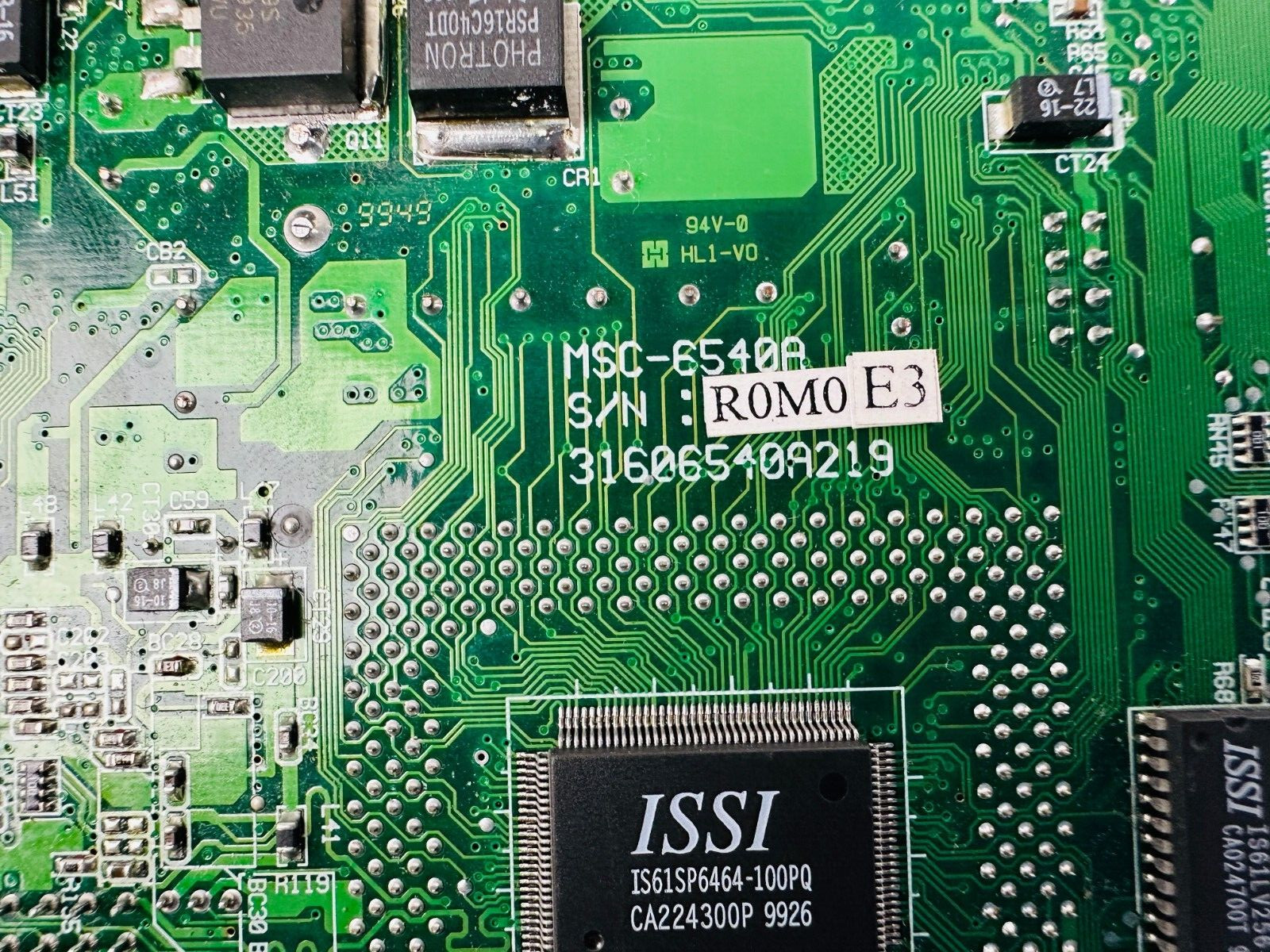 Mitac MSC-6540A CPU Board