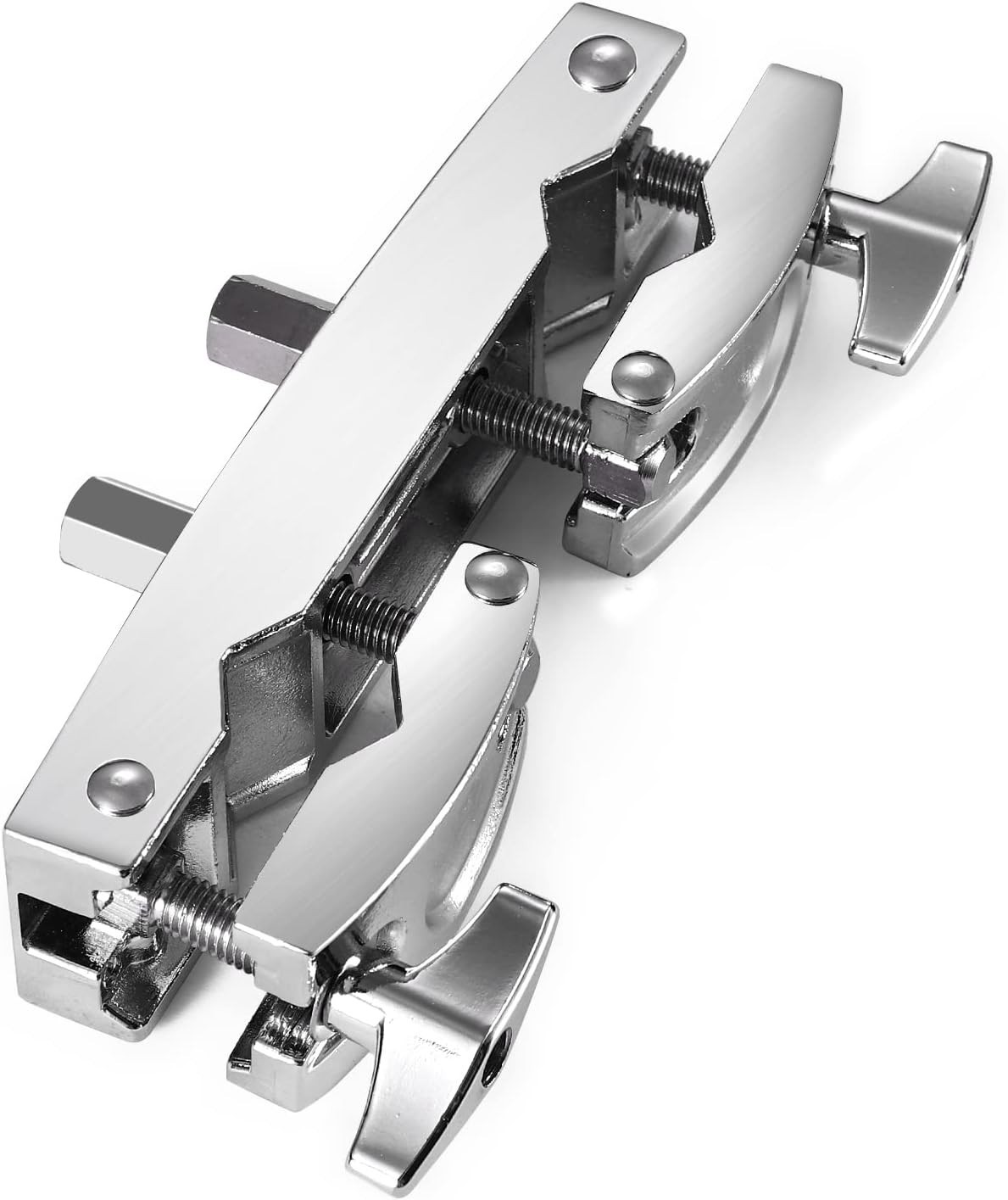 Adjustable Drum Multi-Clamp - Secure, Lightweight Holder for Cymbals & Toms