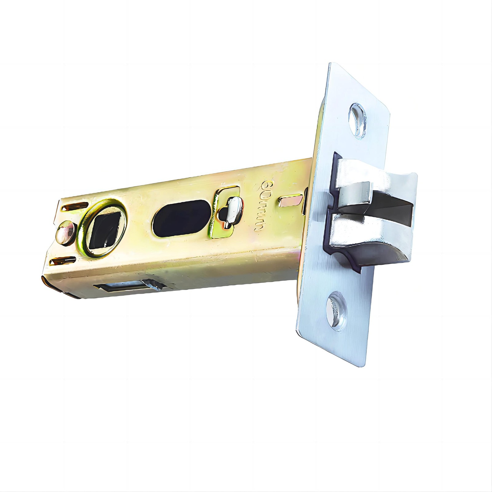 60mm Tubular Latch Forked Mortice Mute Door Sprung Stainless Steel Panel