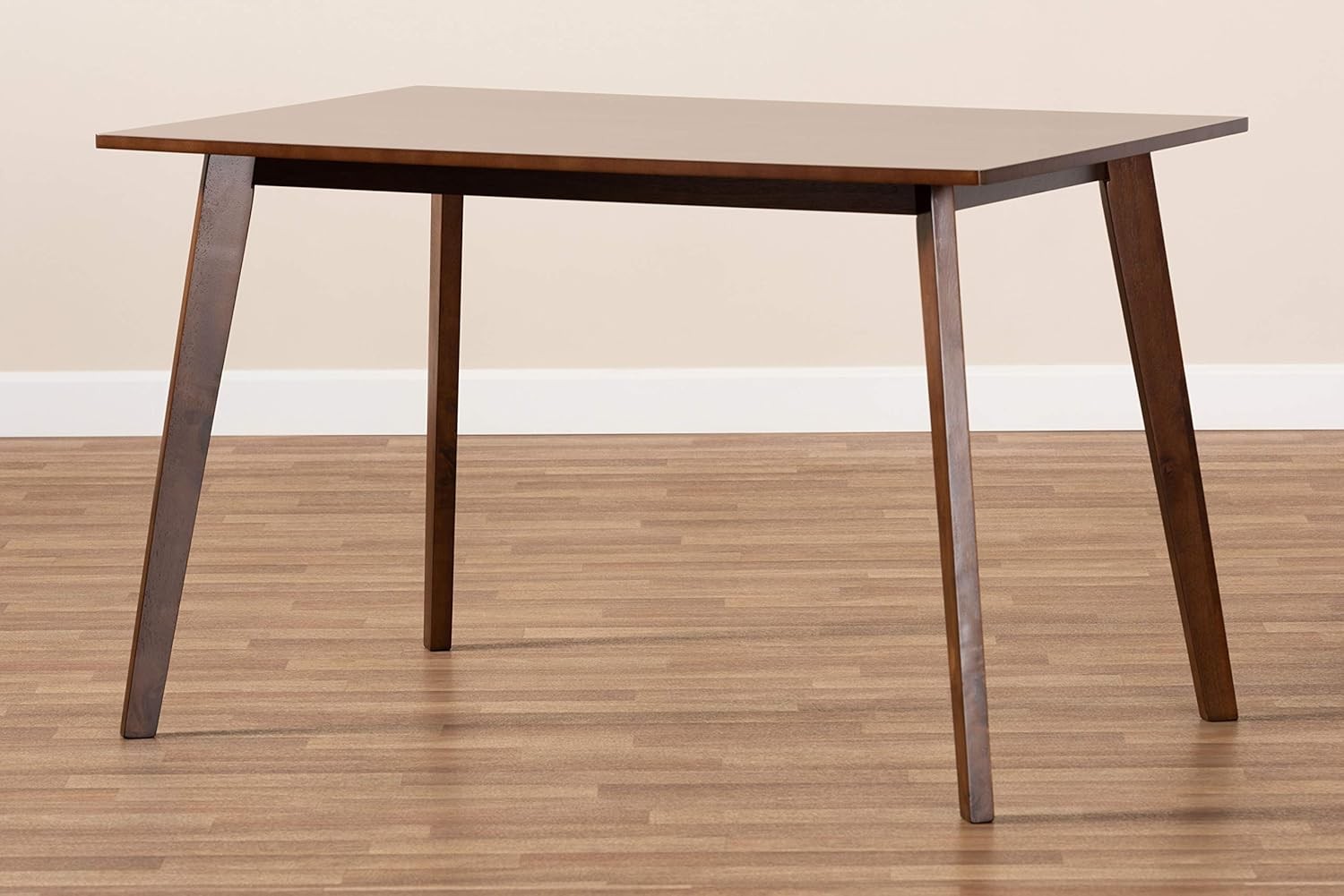 Dining Tables Walnut W/ Rectangular Top & Seats 6-8 People Modern Design