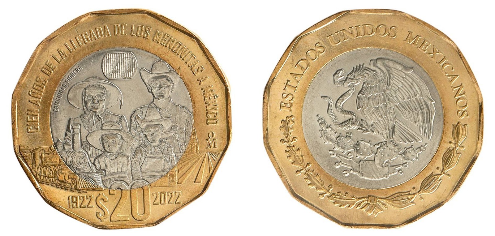 Mexico 20 Pesos, 2022, N #338554, Mint, Commemorative