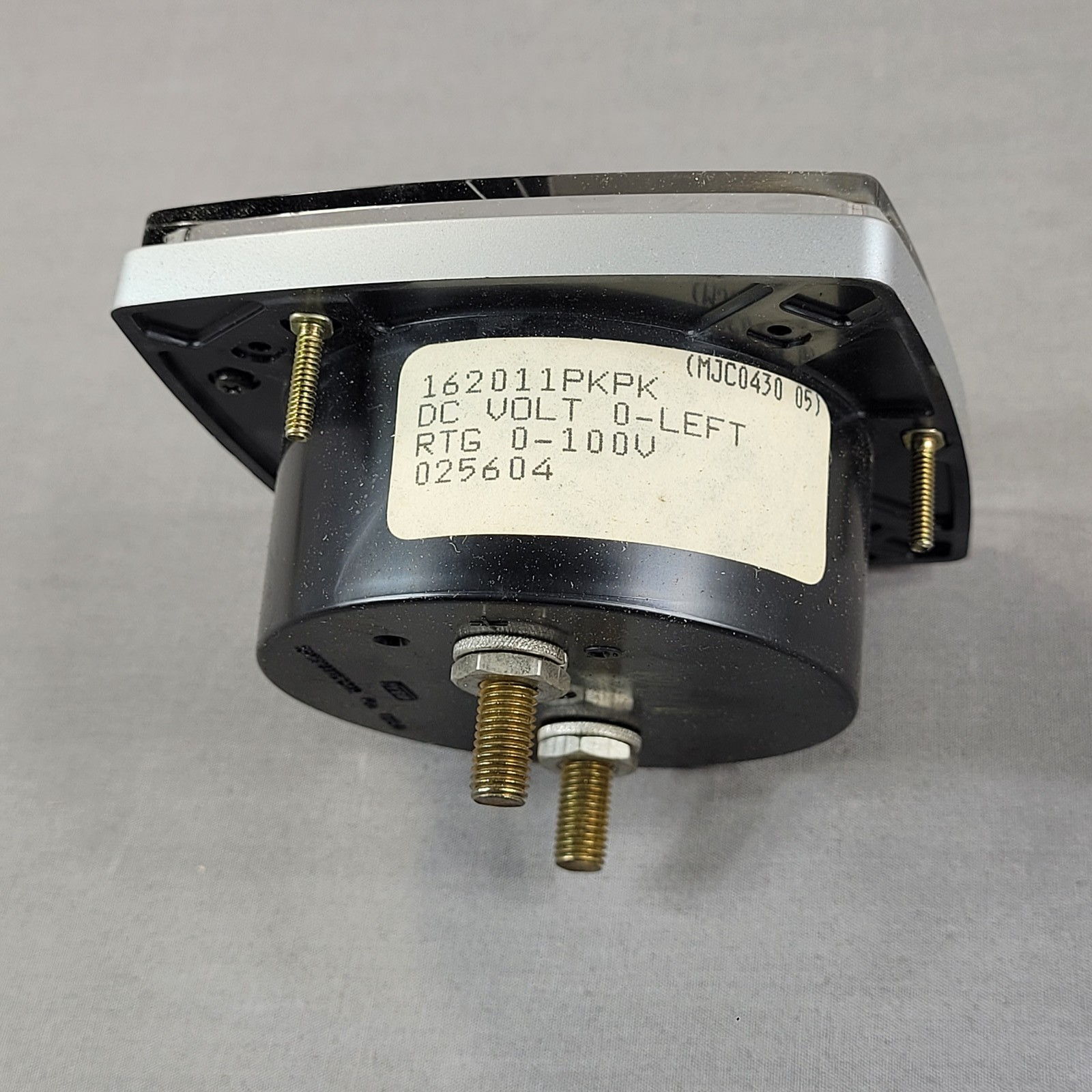 General Electric GE DC Voltmeter 0-100V Analog Panel Meter 162011PKPK