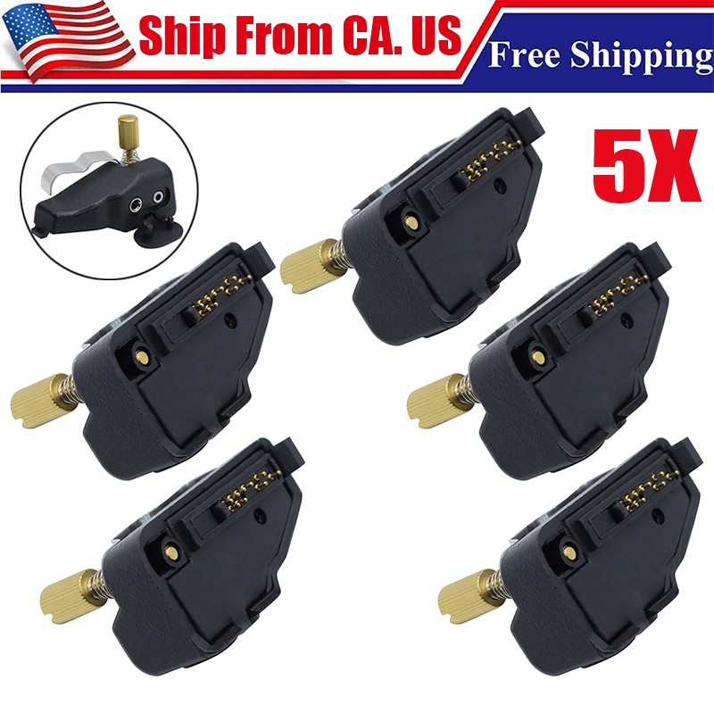 5Pcs Audio Adapter for Kenwood Radio TK-5210 TK-5310 TK-2140 TK-3140 NX200 NX300
