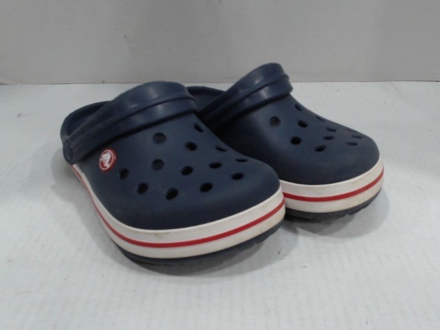 UsedVeryGood - Crocs Kids CROband, Navy/Red, 2