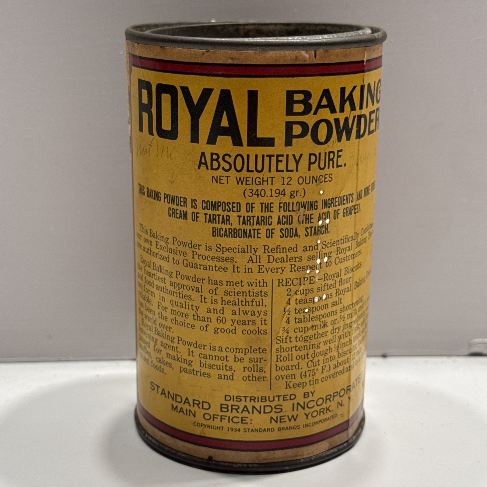Royal Baking Soda 12oz Can