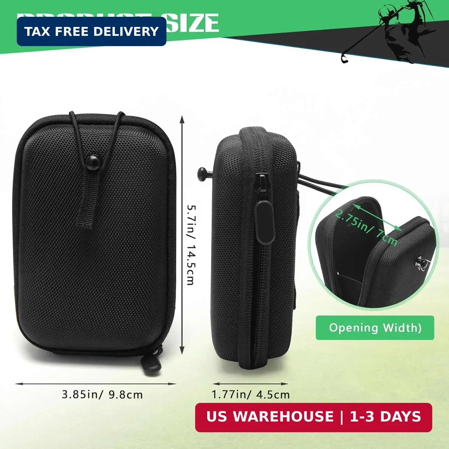 Golf Rangefinder Hard Shell Case, Hard Golf Rangefinder Case Universal Range Fin