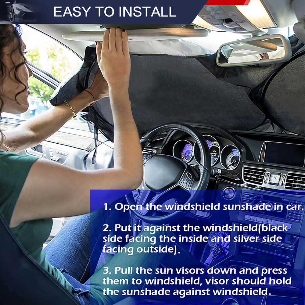 Fit Mini Copper Accessories Front Windshield Sun Shade Universal UV Block Visor