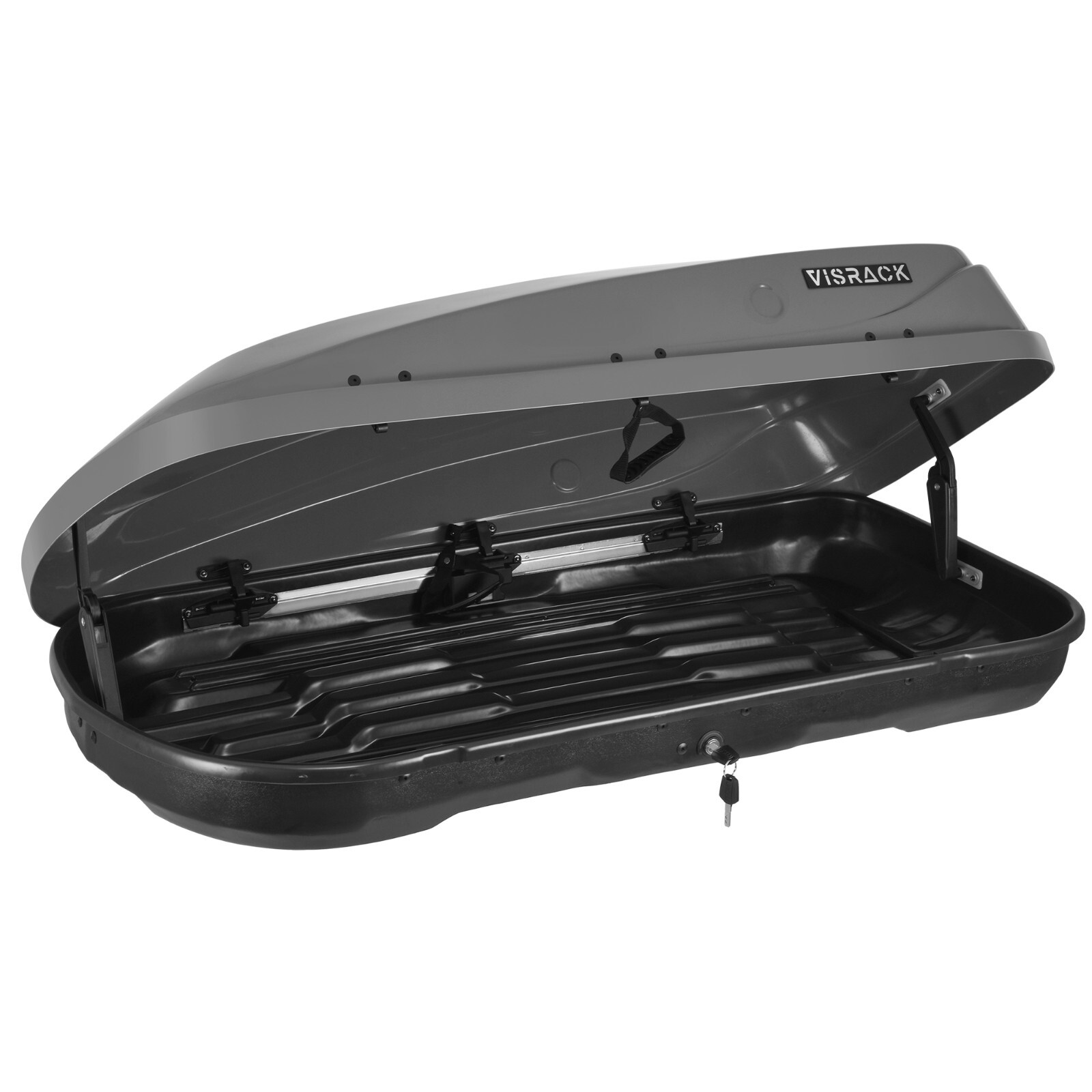 13 FT ³ Rooftop Cargo Box Luggage Carrier w/2 Keys,Both Side Open Easy Install