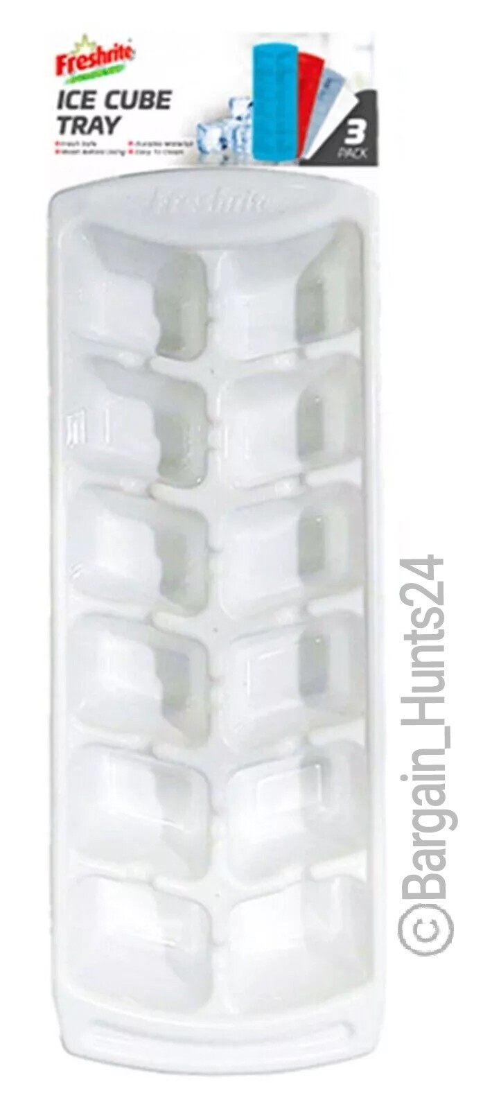 3 Counts Set Ice Cube Tray Home Smart Freezer & Dishwasher Safe,12 Ice Cube Mold