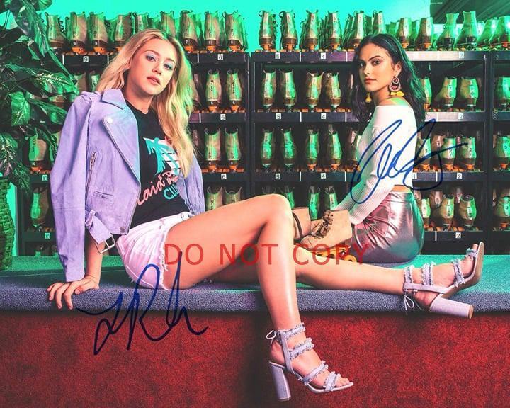 Lili Reinhart & Camila Riverdale Show SIGNED reprint 8x10 Photo Autographed RP