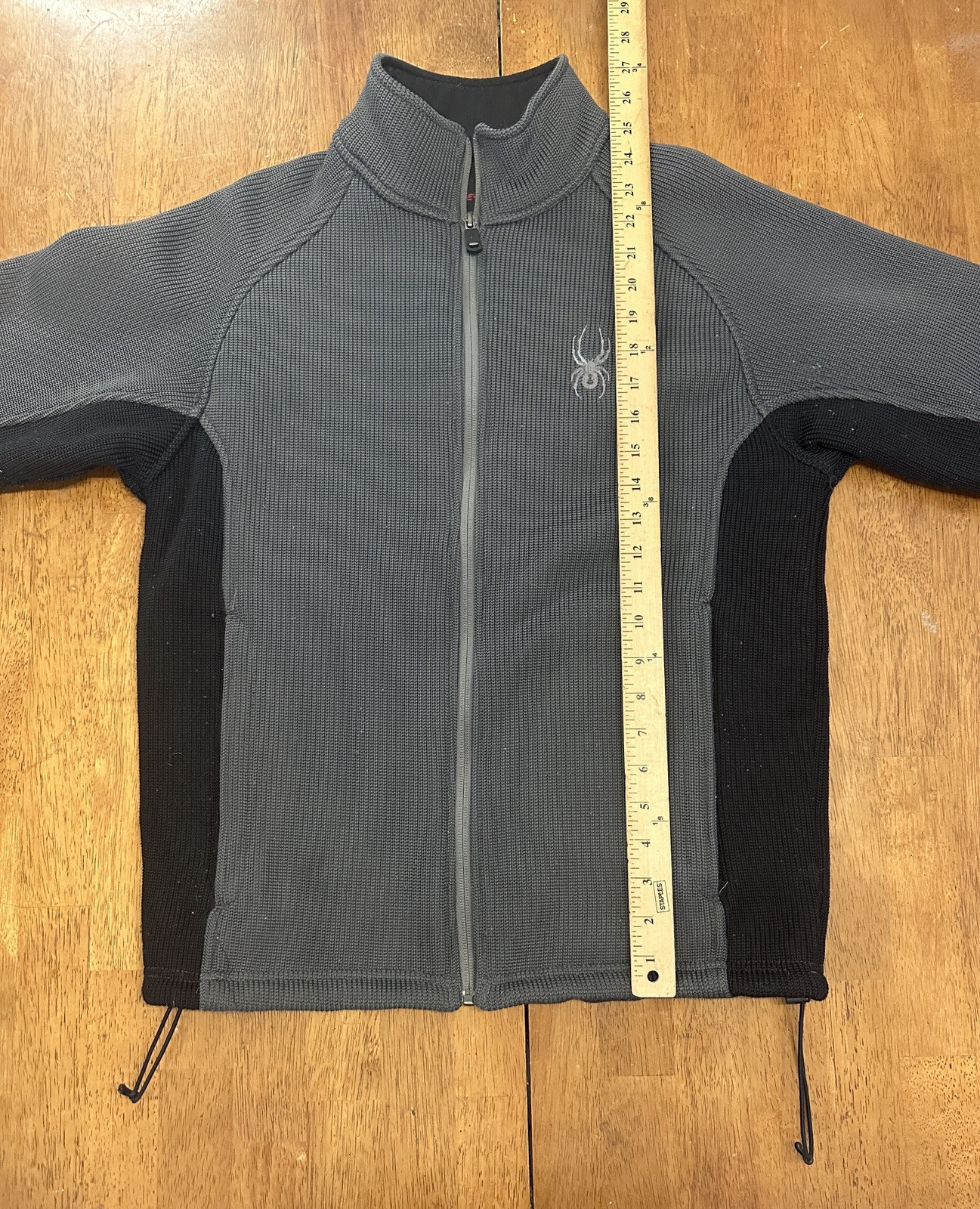 Spyder Full Zip Jacket Small Gray