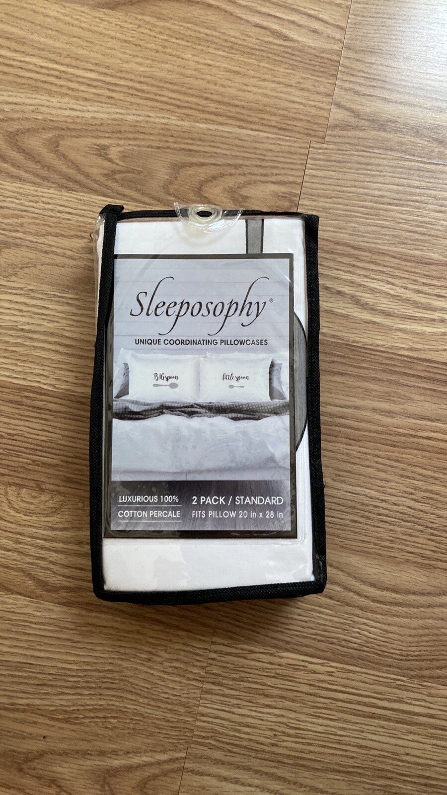 Sleeposophy 2pack Standard Coordinating pillowcases Big Spoon/Little Spoon