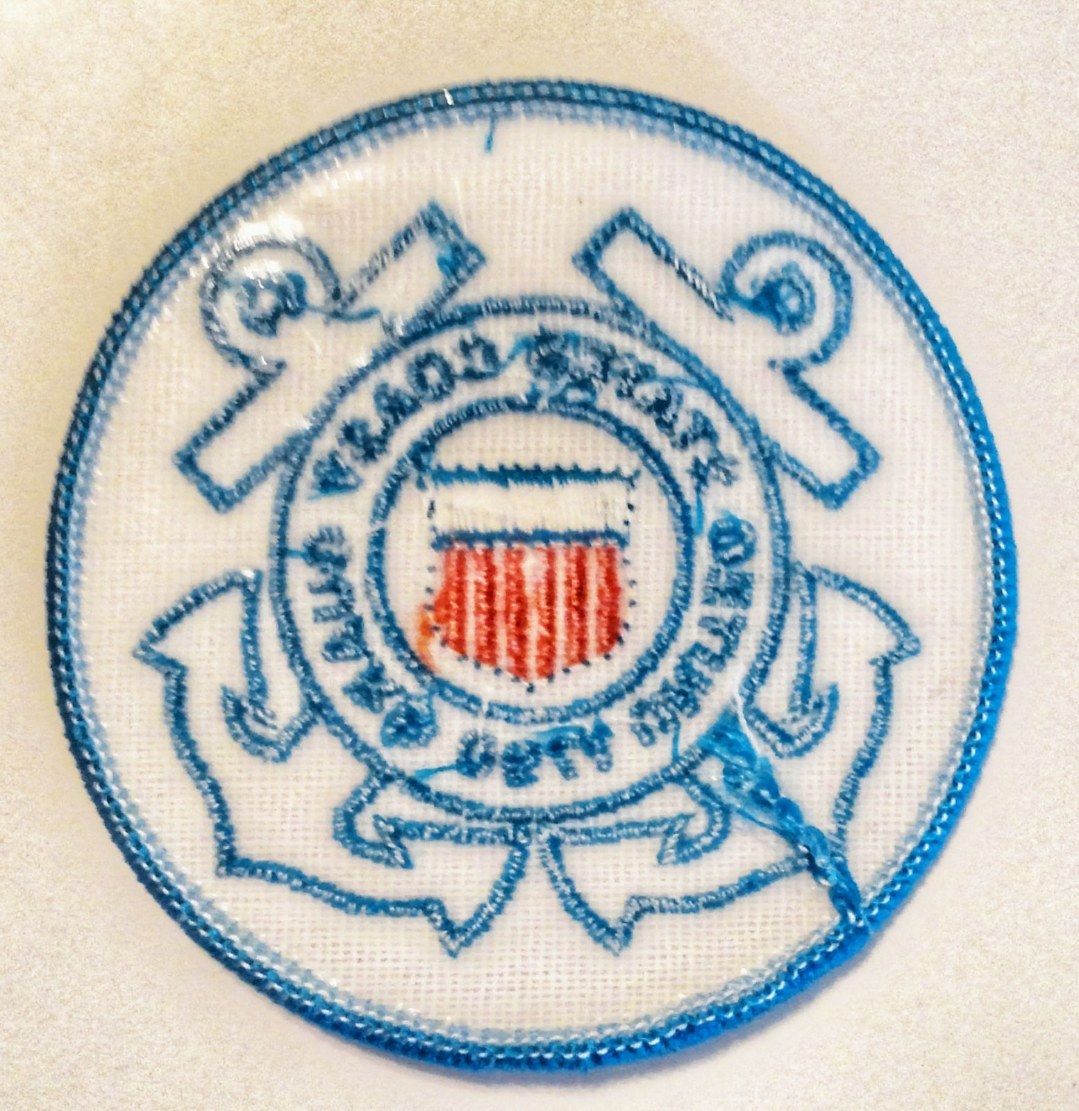 US COAST GUARD 3 INCH ROUND PATCH - MADE IN THE USA!