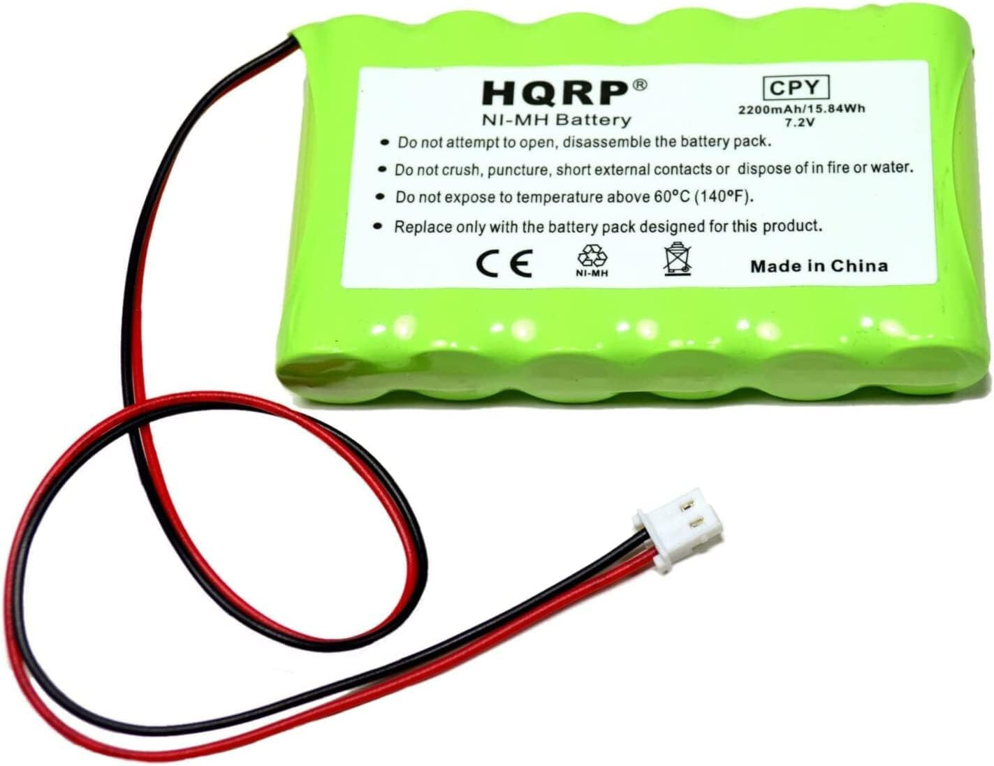 HQRP Battery for Ademco Honeywell LYNXRCHKITHC LYNXRCHKIT-HC K5109 781410403291
