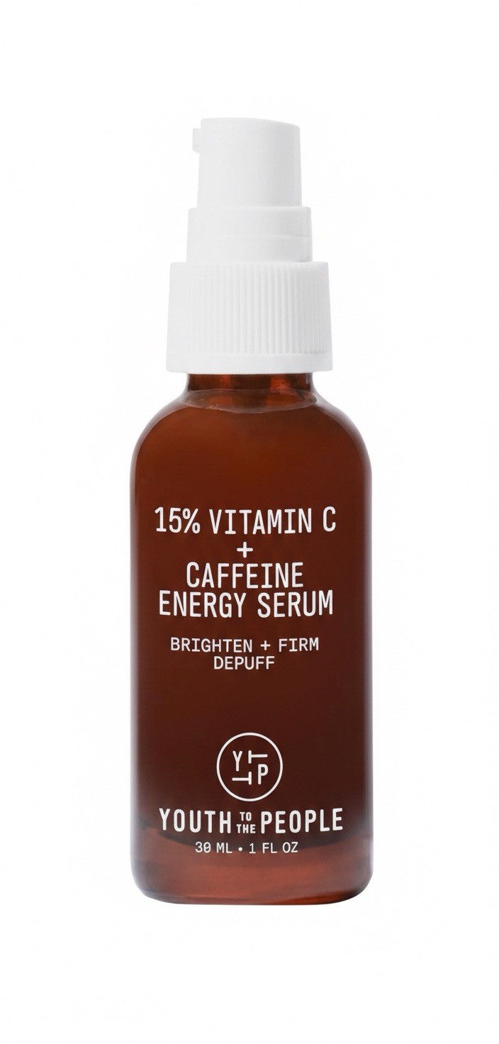 Youth to the People 15% Vitamin C + Caffeine Energy Serum NEW ||  .27 oz / 8ml