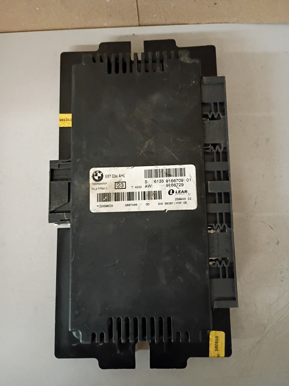 6-10 BMW E90 E92 E93 AHL Footwell FRM 2 Light Control Module 6135916670901 OEM