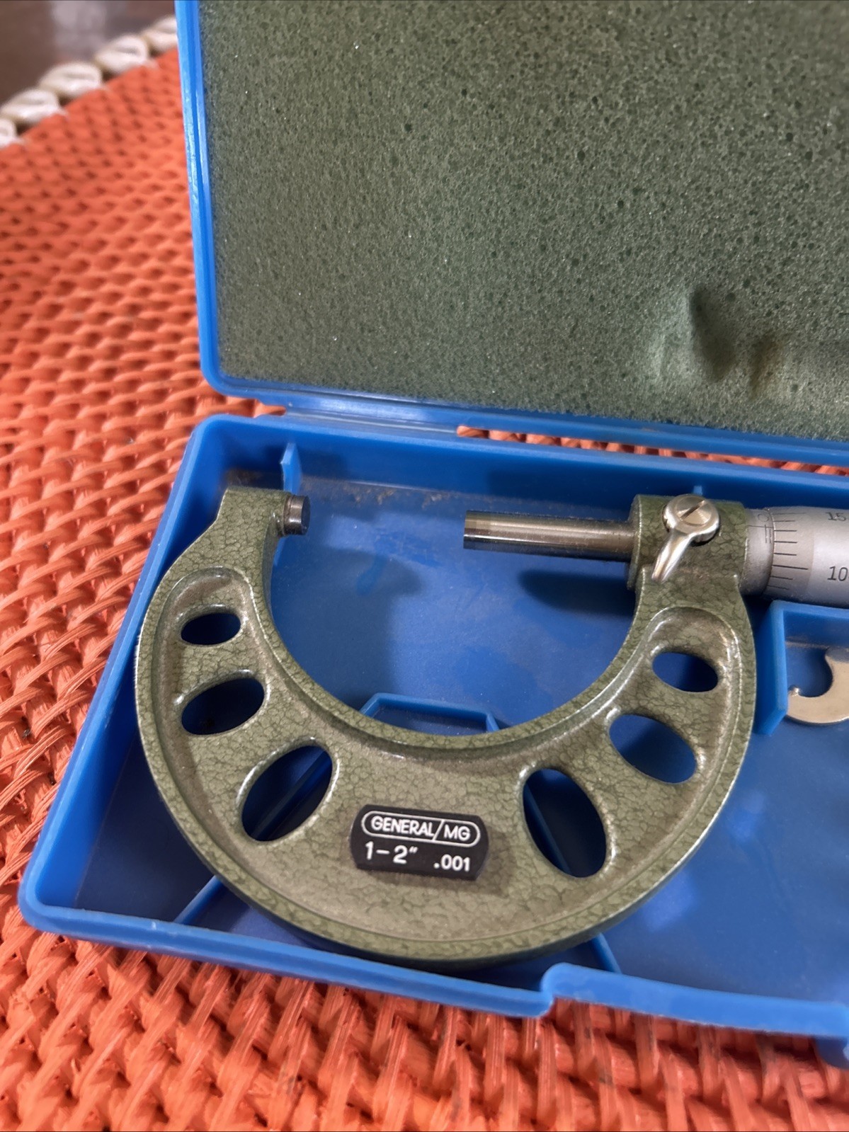 General/MG 1-2” Micrometer with Case Made in Japan (I12)