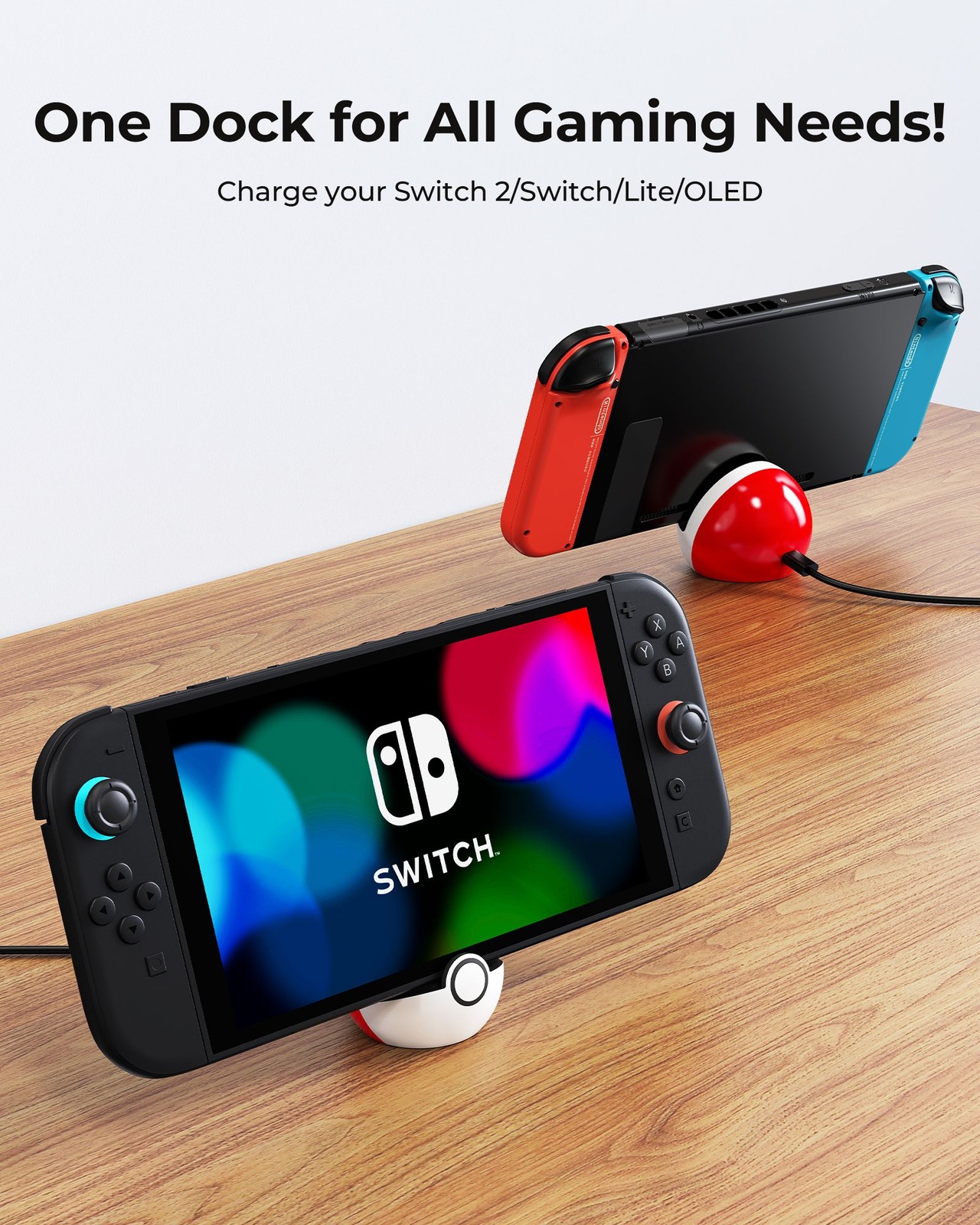 2025 Charging Charger Dock Stand Console Docking Station For Nintendo Switch 2