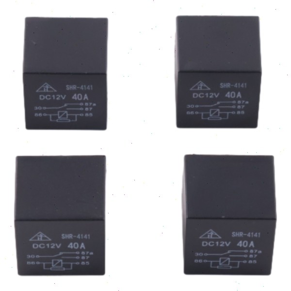 4Pcs New Relay Switch 6679820 for Bobcat Excavator E19 E20 E25 E26 E32 E32i E35