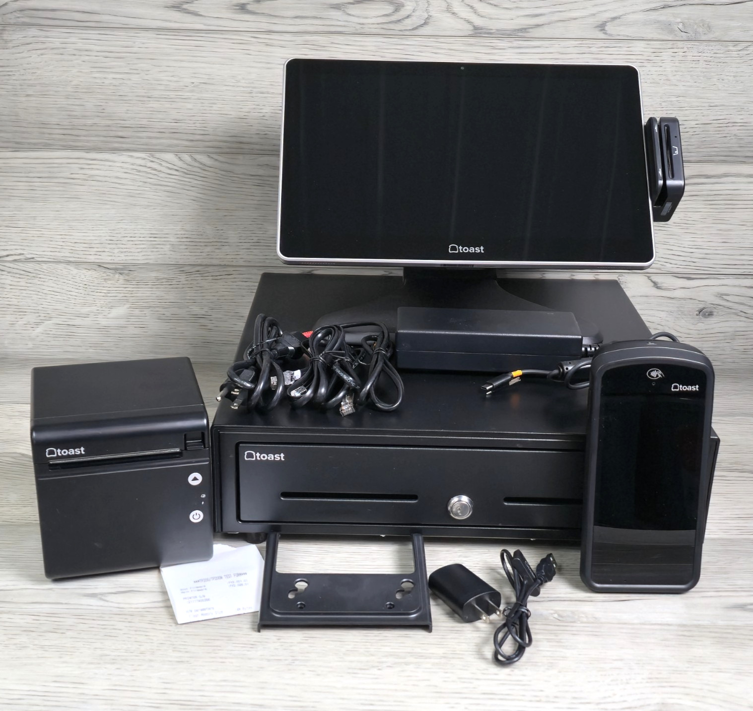 Toast Flex TT203 POS Point of Sale System Touch Screen Bundle w/ Printer & GO 2