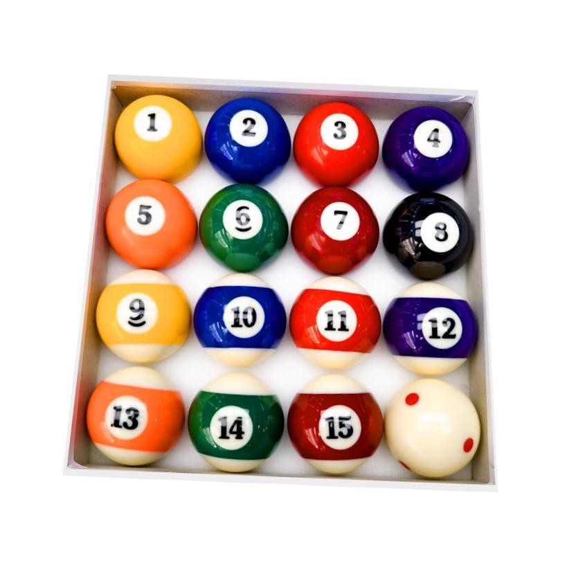 2-1/4 Inch Billiard Balls, 16-Piece Regulation Pool Ball 2-1/4" Billiard Balls