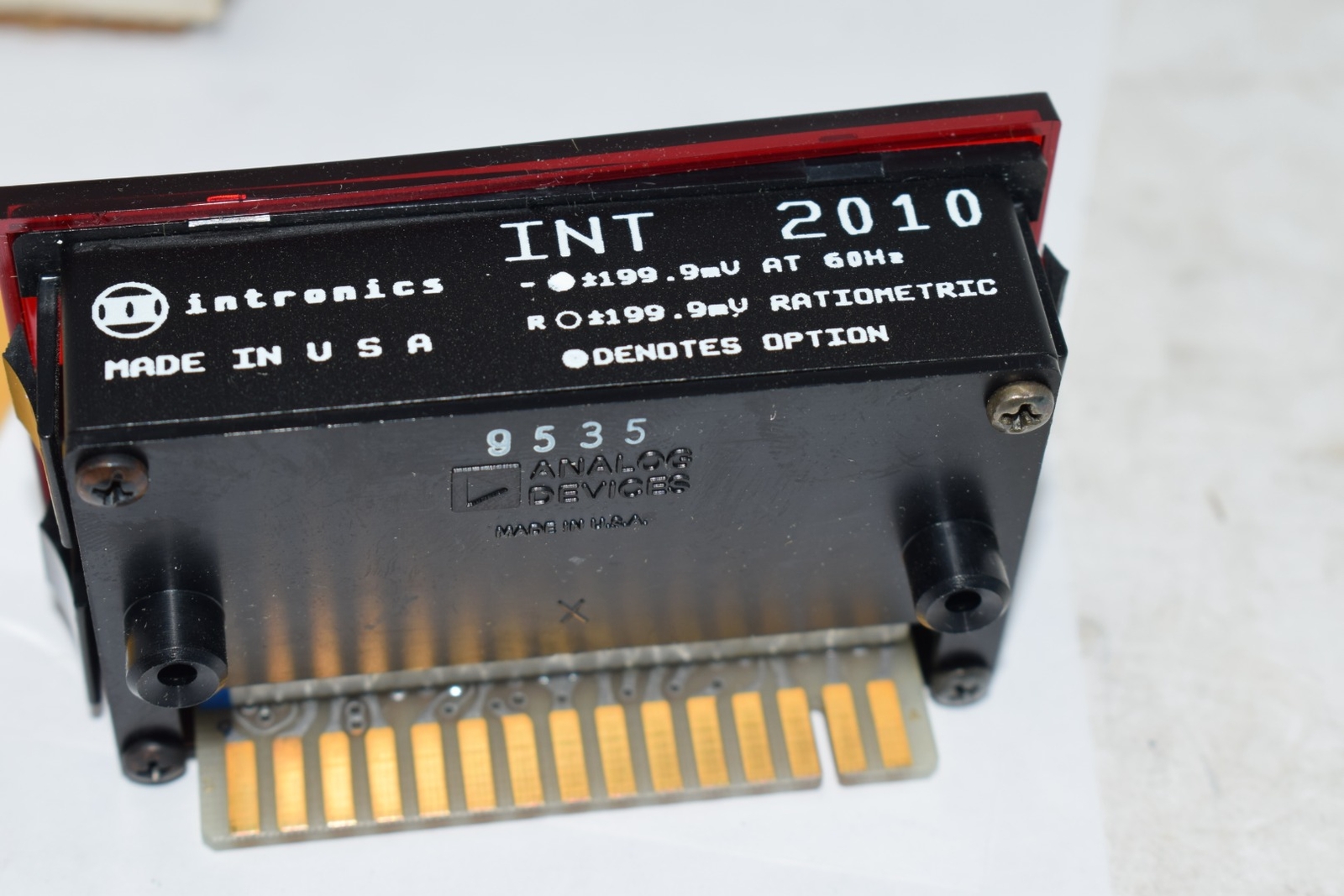 NEW Intronics INT2010 800-42001-00 Digital Indicator Meter