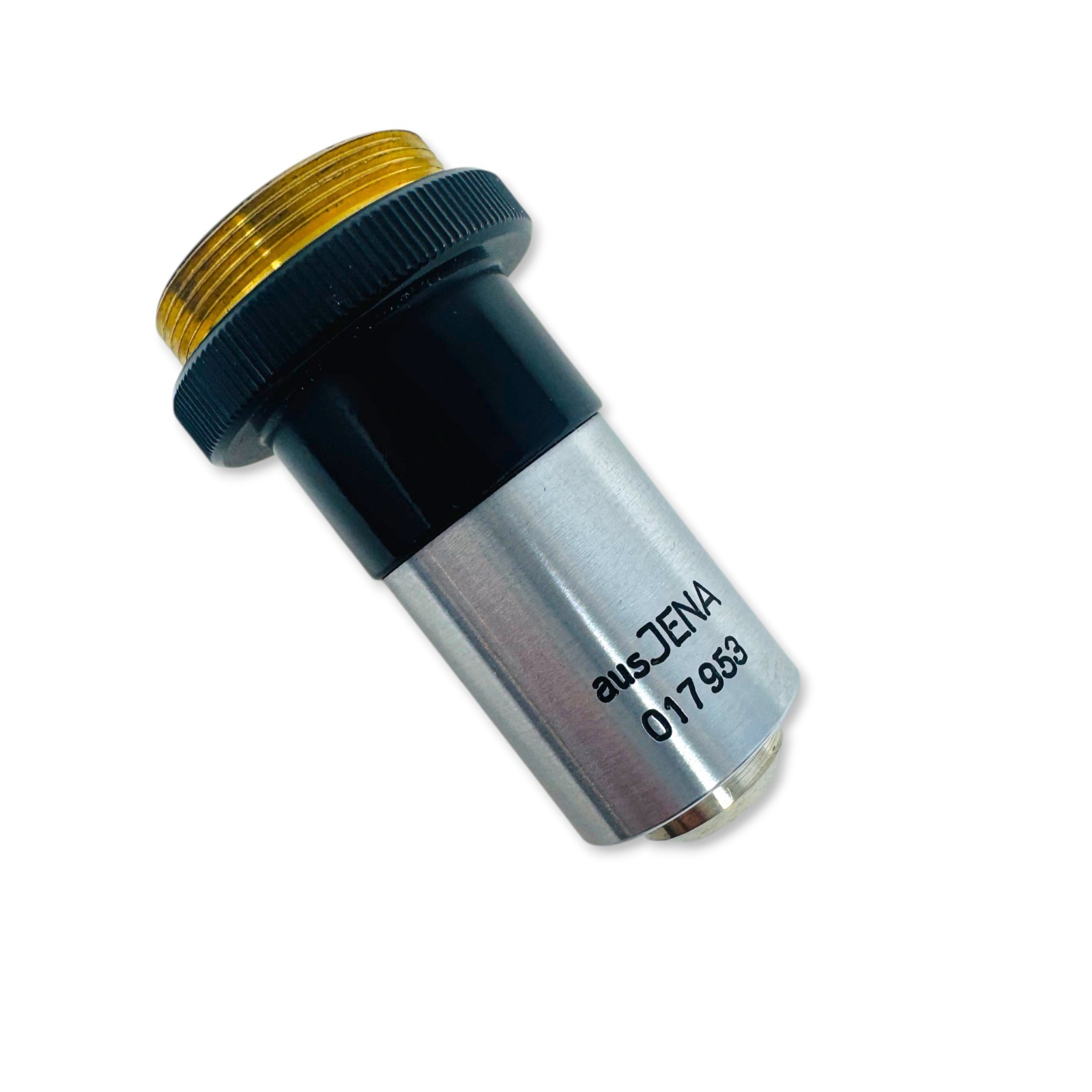 Aus Jena 10x/0.25 160/-A Microscope Objective Lens 017953